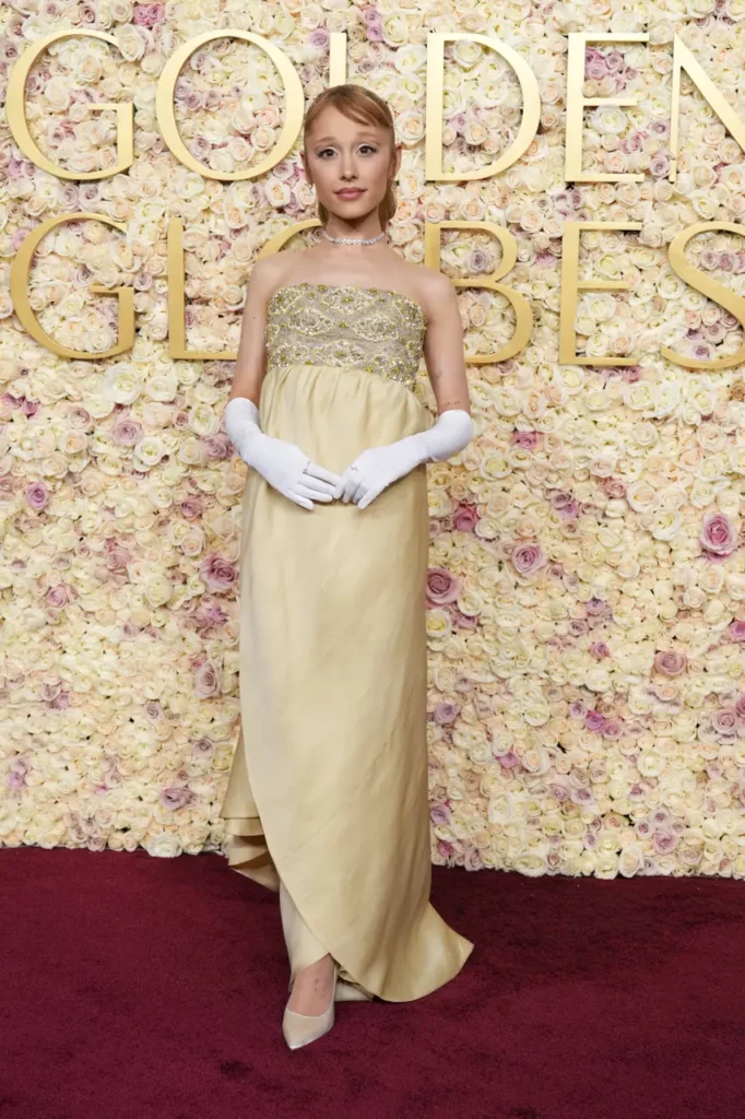 Ariana Grande
best dressed at Golden Globes